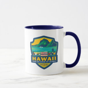 Caneca Orgulho Havaí do estado