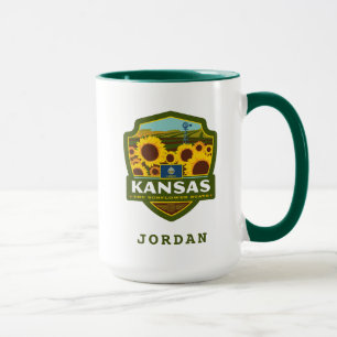 Caneca Orgulho   Kansas do estado