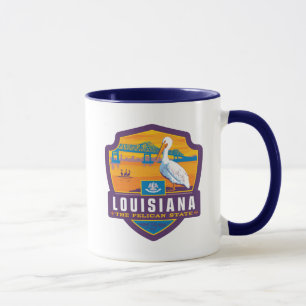 Caneca Orgulho Louisiana do estado