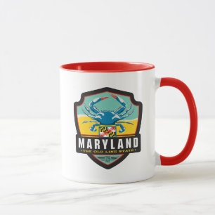 Caneca Orgulho Maryland do estado