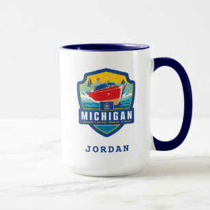 Caneca Orgulho   Michigan do estado
