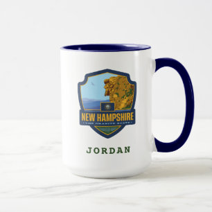 Caneca Orgulho   New Hampshire do estado