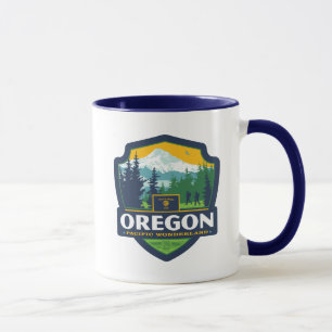 Caneca Orgulho Oregon do estado