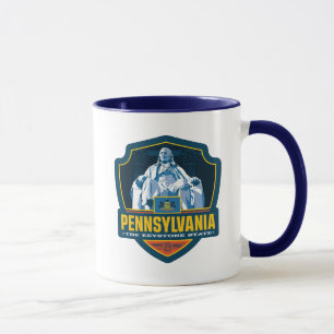 Caneca Orgulho Pensilvânia do estado