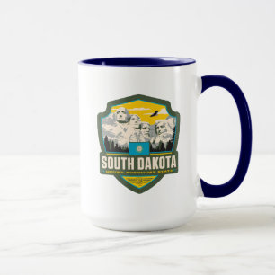 Caneca Orgulho   South Dakota do estado