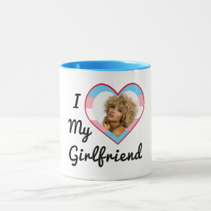 Caneca Orgulho Trans LGBT Foto Personalizada Eu Amo Minha