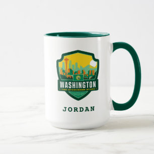 Caneca Orgulho   Washington do estado