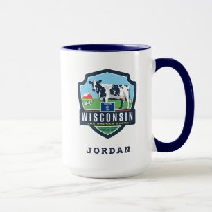 Caneca Orgulho   Wisconsin 2 do estado
