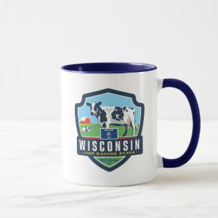 Caneca Orgulho Wisconsin 2 do estado