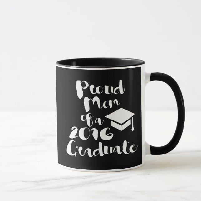 Caneca Orgulhosa Mãe de um Formando de 2016 (Direita)
