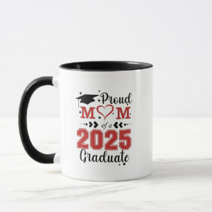 Caneca Orgulhosa Mãe do Dia das Mães de Formandos de 2025