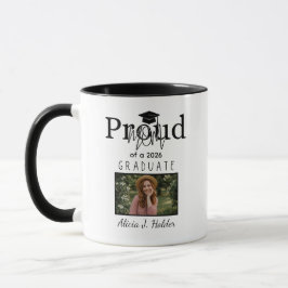 Caneca Orgulhosa MÃE Graduada 2026 presente de formatura