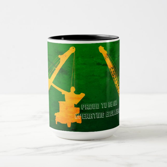 Caneca Orgulhoso de estar operando cargas de grua de Enge (Centro)