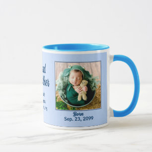 Caneca Orgulhoso Padrinho Novo Bebê Azul Foto