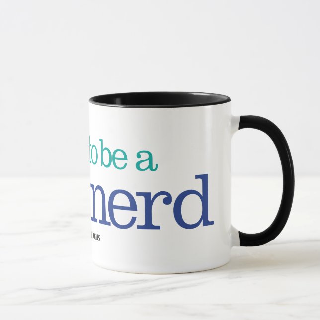 Caneca Orgulhoso ser um nerd do pássaro (Direita)