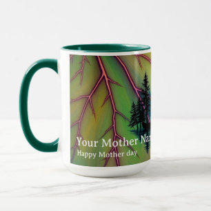 Caneca Orientação do Rio Canoa Maple Aurora Amanhecer