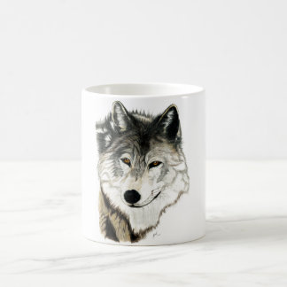 Caneca original da arte do lobo