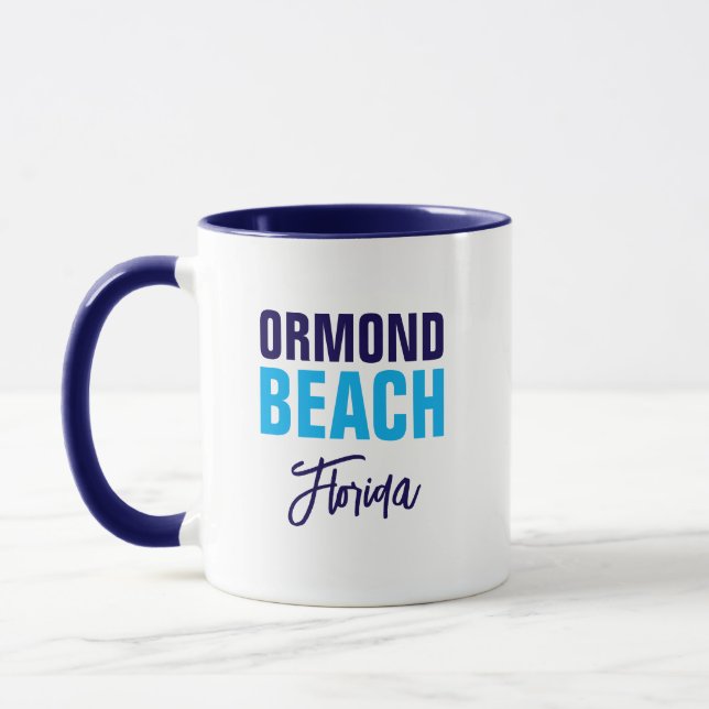 Caneca Ormond Beach Florida Coffee Mug (Esquerda)