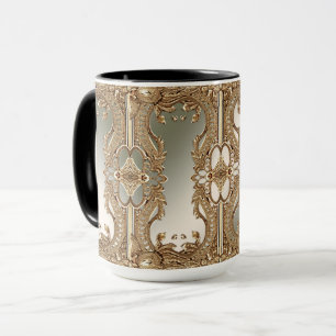 Caneca Ornamentada Dourada