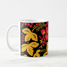 Caneca Ornamento do bordo da morango