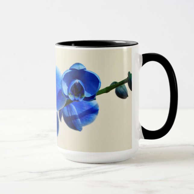Caneca Orquídeas azuis (Direita)