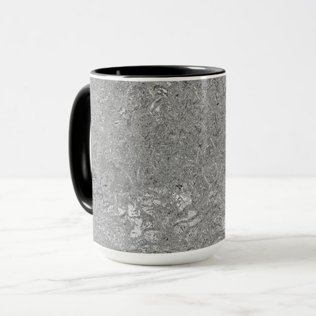 Caneca Orquídeas Coloridas Cromo, (Frente Esquerda)