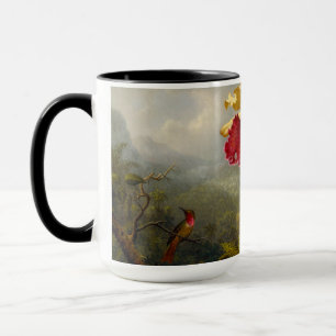 Caneca Orquídeas e Hummingbird