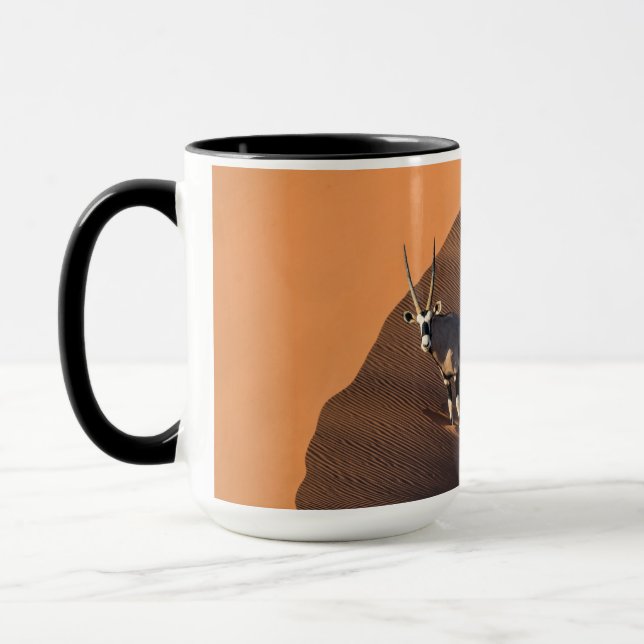 Caneca Oryx na borda, Namíbia (Esquerda)