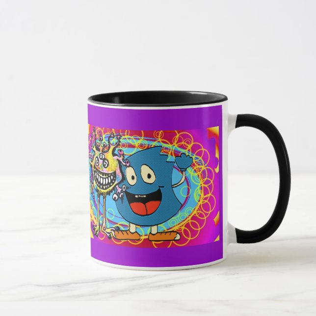 Caneca Os amigos de Freddy & de Boober agridem para (Direita)