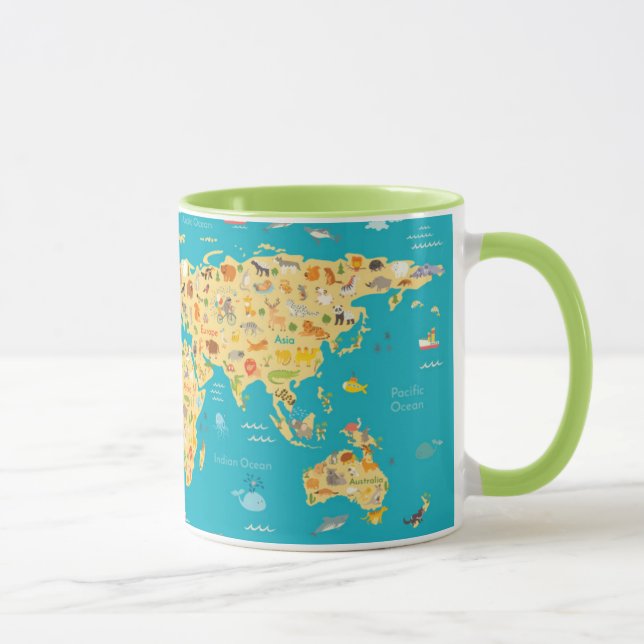 Caneca Os animais do mundo (Direita)