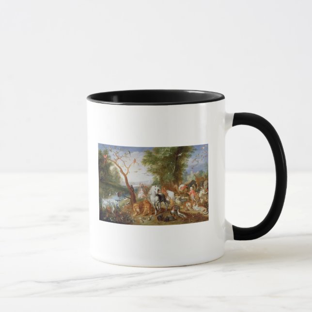 Caneca Os animais que entram na arca de Noah (Direita)