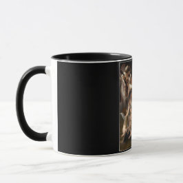 Caneca Os anjos de Bouguereau circundam o Cupido