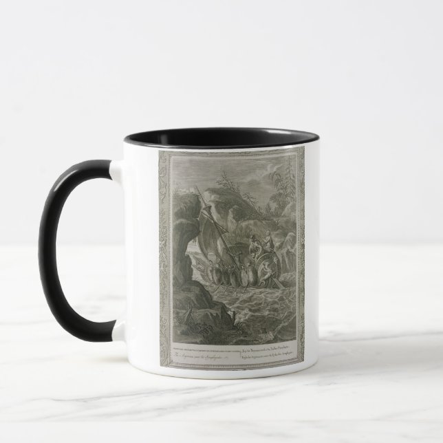 Caneca Os Argonauts passam o Symplegades (a gravura) (Esquerda)