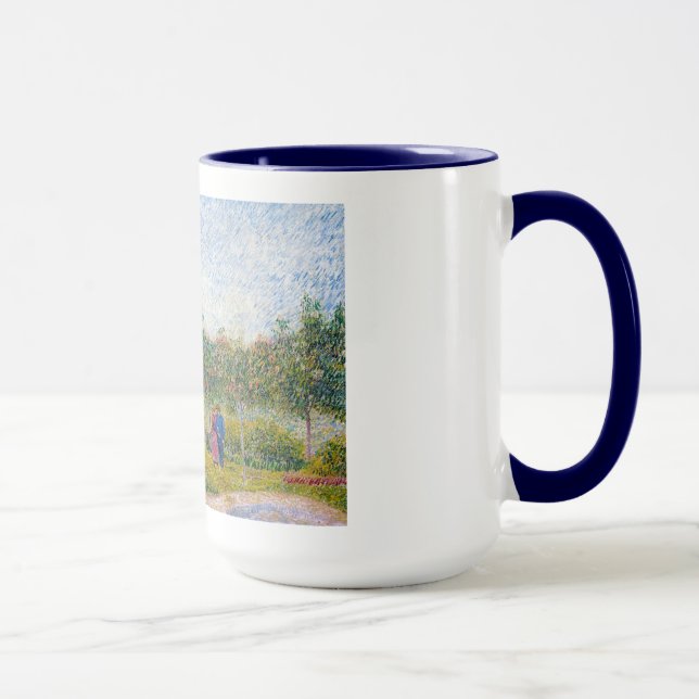 Caneca Os casais de cortejo no d'Argenson de Voyer (Direita)