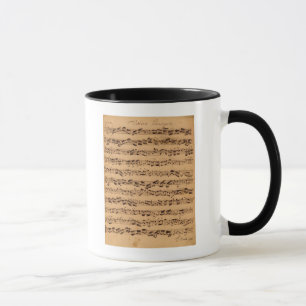 Caneca Os concertos de Brandenburger, No.5 D-Dur, 1721