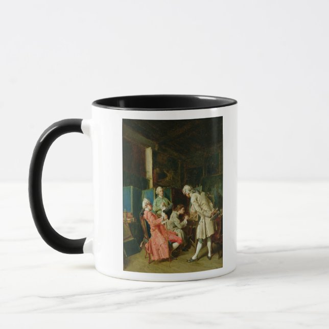 Caneca Os críticos da arte, 1878 (Esquerda)