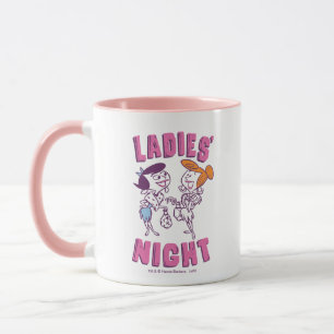 Caneca Os Flintstones  Betty & Wilma - Noite feminina