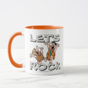 Caneca Os Flintstones  Fred & Barney - Vamos Rock