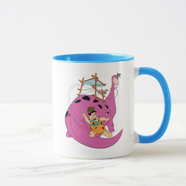 Caneca Os Flintstones | Fred Deslizando A Cauda (Direita)