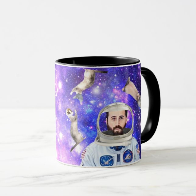 Caneca Os furões de Garrett estão fora deste mundo (Frente Esquerda)