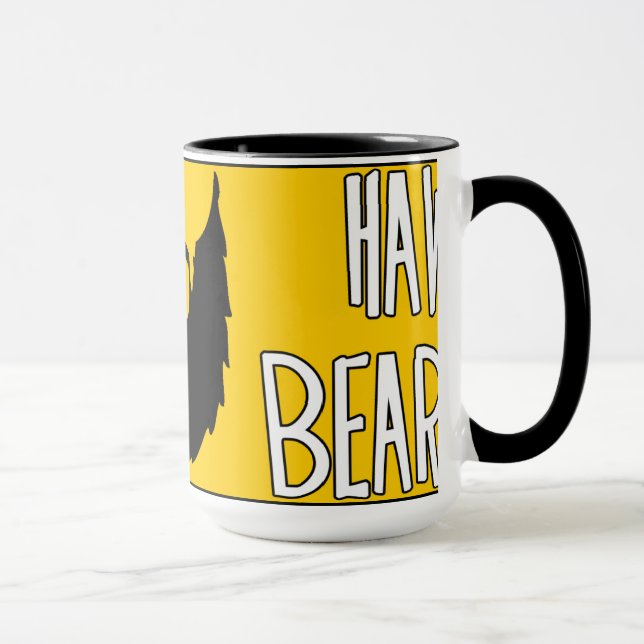 CANECA OS HOMENS REAIS TÊM BARBAS (Direita)