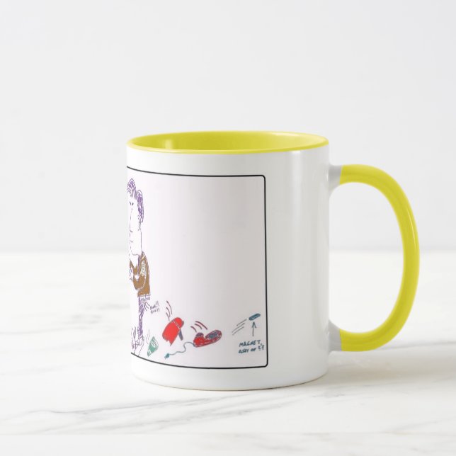 Caneca Os ímãs não flutuam! (Direita)