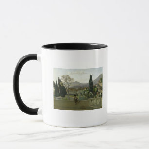 Caneca Os jardins do d'Este da casa de campo, Tivoli,