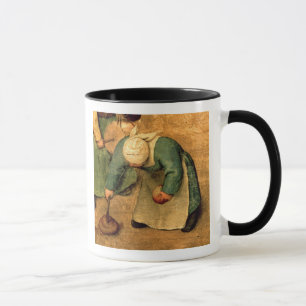 Caneca Os jogos das crianças: detalhe de um jogo da
