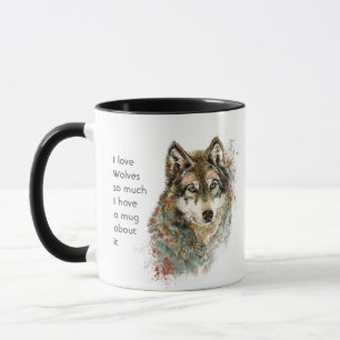 Caneca Os Lobos do Amor Cachorros São Tão Divertidos Qu