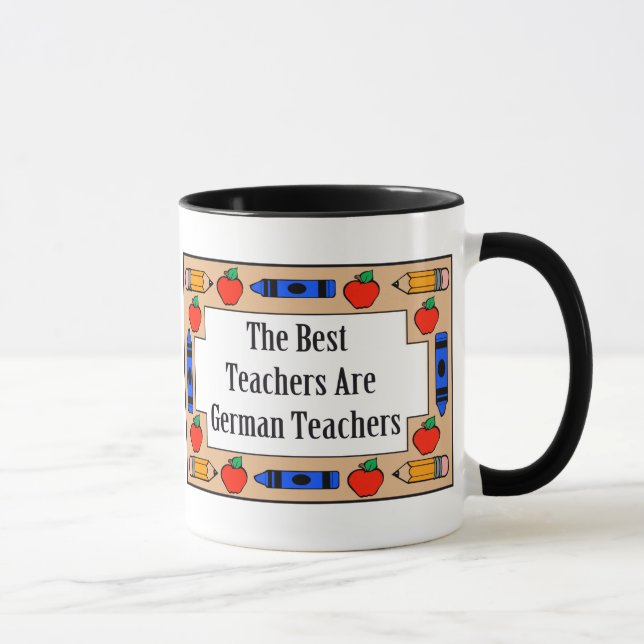 Caneca Os melhores professores são professores alemães (Direita)