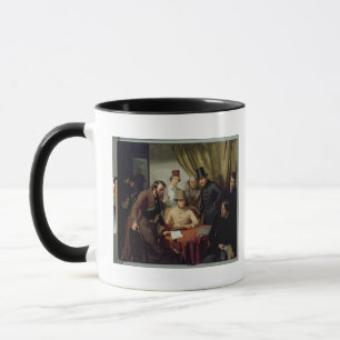 Caneca Os membros do clube do artista de Hamburgo, 1840 2