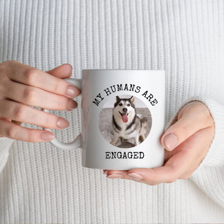 Caneca Os Meus Humanos Estão A Casar-Se Com Noivado De Ca