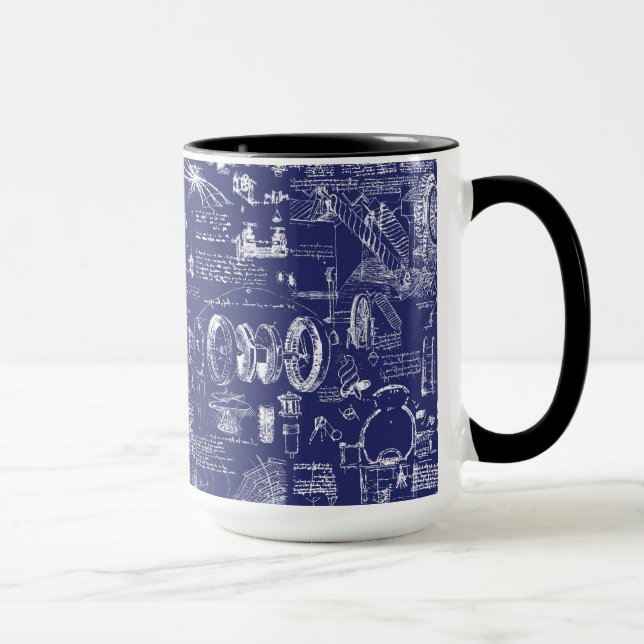 Caneca Os modelos //de da Vinci (Direita)