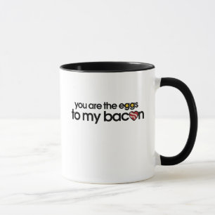 Caneca Os ovos para o meu Bacon
